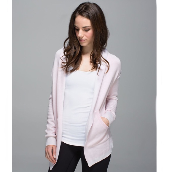 Lululemon Cabin Yogi Wrap Neutral Pink Sz 10 - Picture 2 of 9